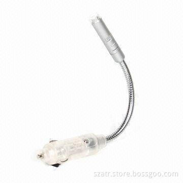 Flexible Neck Interior Light with Voltage of 12 or 24V DC, Various Colors are Available